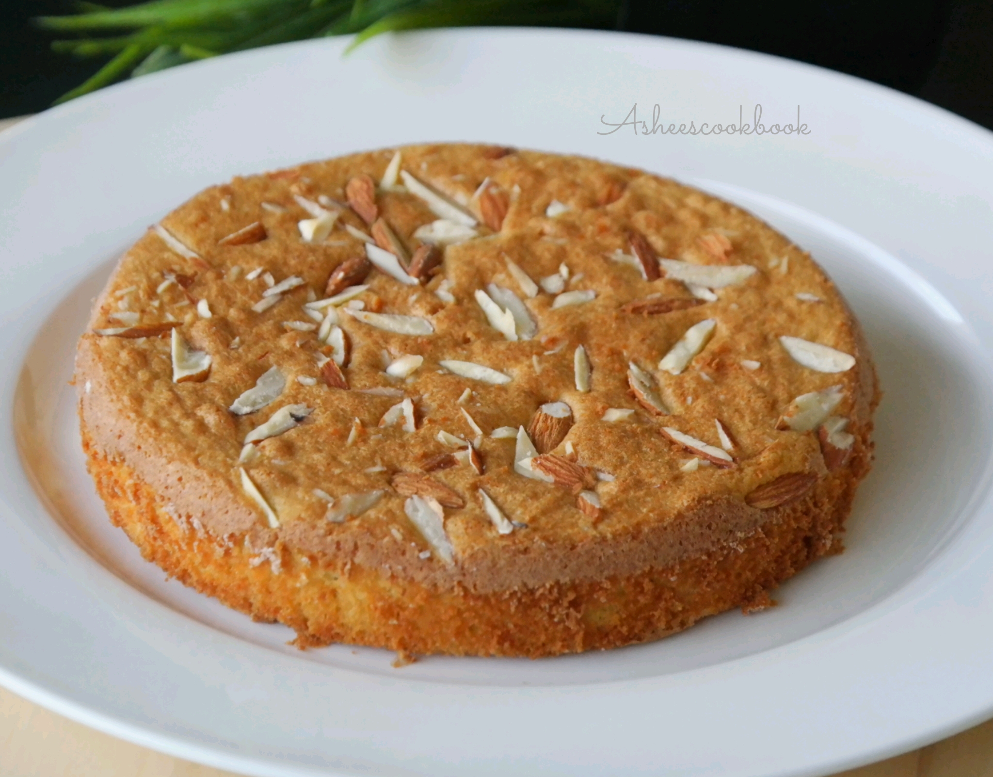 Gluten Free Almond Cake - Ashees CookBook - Cooking Is Magic