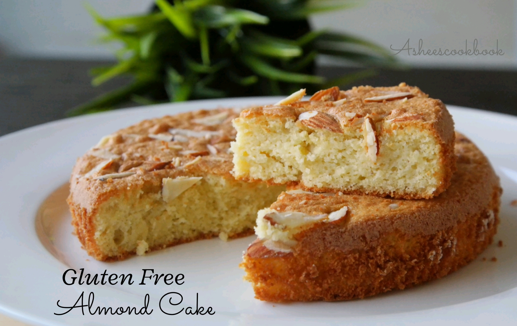 Gluten Free Almond Cake - Ashees CookBook - Cooking Is Magic